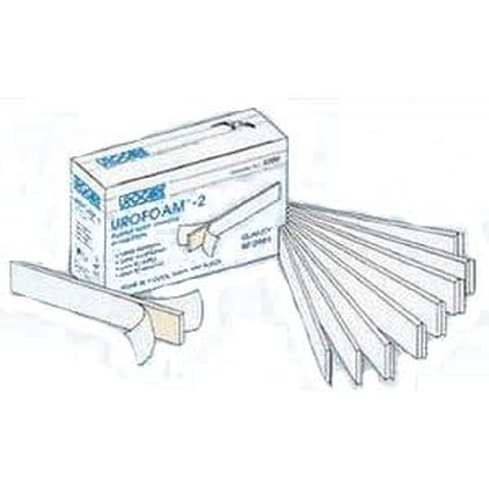 Urocare Urofoam-2 UC5200 double-sided adhesive foam strap box front view for catheter security.