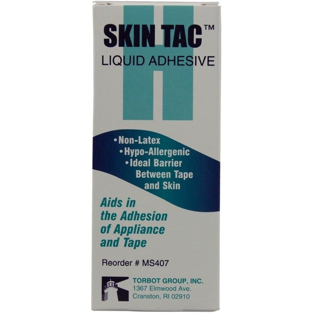 Torbot Skin Tac Liquid Adhesive Barrier 4 ounce bottle front view medical adhesive