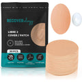 Recoverology Freestyle Libre 2 Sensor Covers front packaging with 30 tan patches.