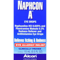 Alcon Naphcon-A Allergy Relief Eye Drops twin pack front view authentic USA imported allergy eye care