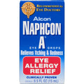 Alcon Naphcon A Eye Drops front view of the packaging for allergy relief.