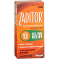 Zaditor Antihistamine Eye Drops pack of 10 front view showing packaging for eye itch relief