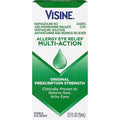 Visine A Multi Action Allergy Relief Eye Drops front packaging for itchy eye treatment