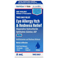 HealthCareAisle Eye Allergy Itch and Redness Relief front view packaging for seasonal allergy comfort