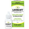 Lastacaft Once Daily Eye Allergy Itch Relief Drops front packaging view showing antihistamine formula.