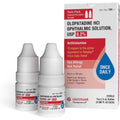 Glenmark Therapeutics Once Daily Olopatadine Eye Drops front view packaging for allergy relief