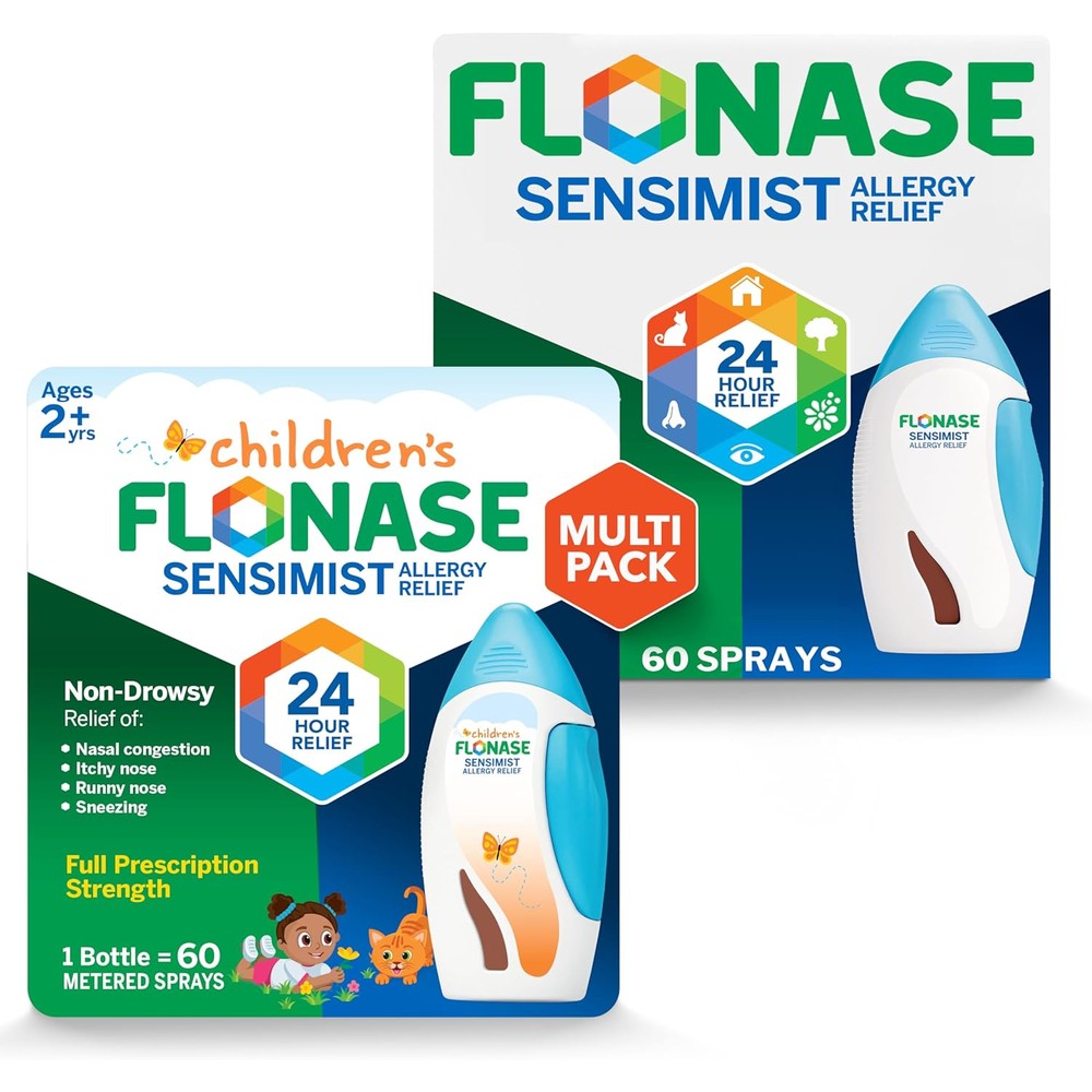 Flonase Sensimist Allergy Relief Nasal Spray 120 Sprays front view