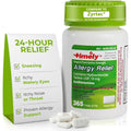 Time-Cap Labs Timely Cetirizine HCl 10 mg 365 tablets bottle front view allergy relief antihistamine