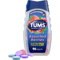Tums Extra Strength Assorted Berries Antacid Tablets front view