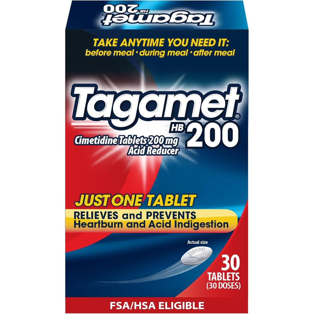 Tagamet HB 200 mg Cimetidine Acid Reducer front bottle view