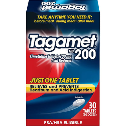 Tagamet HB 200 mg Cimetidine Acid Reducer front bottle view