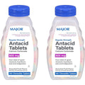 Major Regular Strength Antacid Tablets front view bottle