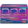 Ohm Omeprazole 20mg 42 count acid reducer front box view