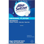 Alka-Seltzer Original Flavor Effervescent Tablets 116 count front view