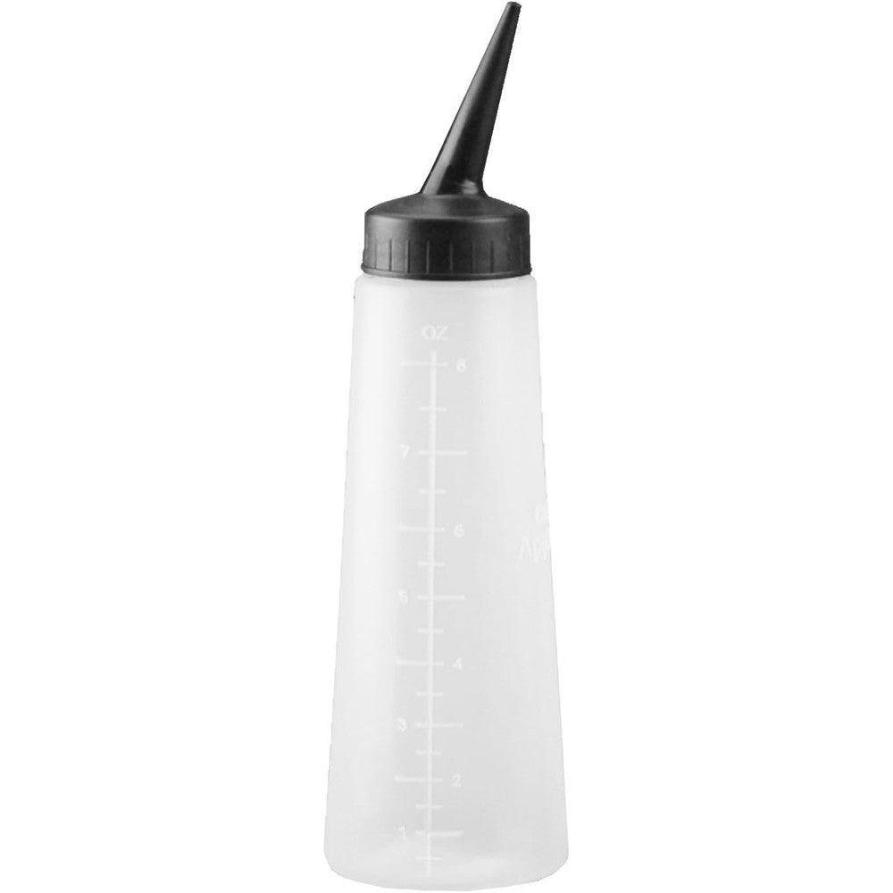 Heartit Tolco 8oz applicator bottle with precision slant tip for hair oils and treatments