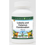 Terravita Lobelia and Calamus Combination 450mg 100 capsules front bottle view