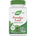 Nature's Way Parsley Leaf 100 vegan capsules bottle front view showing chlorophyll source benefits