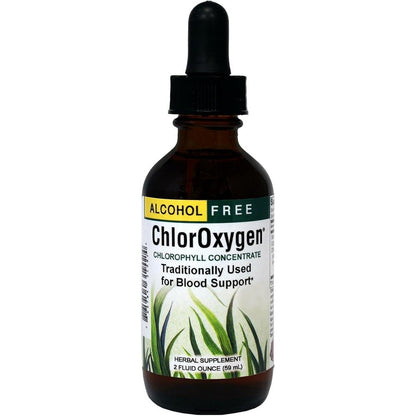 Herbs Etc ChlorOxygen Chlorophyll Concentrate 59 mL front view bottle packaging
