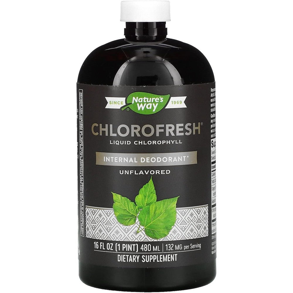 Nature's Way Chlorofresh Liquid Chlorophyll front view bottle