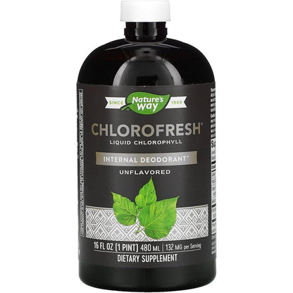 Nature's Way Chlorofresh Liquid Chlorophyll front view bottle