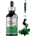 Horbaach Liquid Chlorophyll Drops front view premium vegan antioxidant supplement