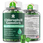 EnvyDeal LILICARE Chlorophyll Gummies front view bottle for natural internal deodorizing