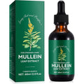 BOIUOITI Mullein Leaf Extract Liquid Drops front view bottle for lung cleanse