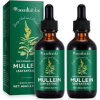 Newseel Mullein Leaf Extract Liquid Drops pack of two front view for respiratory support.