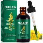 APCKFLEE Mullein Leaf Extract Liquid Drops front view bottle for respiratory wellness