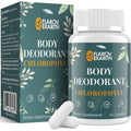 Flarovexarith Chlorophyll Capsules 60 count front bottle view for natural internal body odor control