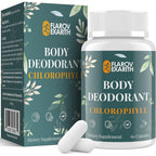 Flarovexarith Chlorophyll Capsules 60 count front bottle view for natural internal body odor control