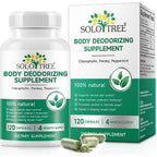 Bnhulmxw internal body deodorant chlorophyll supplement front view