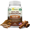 ASquared Nutrition Natural Ceylon Cinnamon 1200mg front view