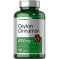 Horbäach Ceylon Cinnamon 6000mg 150 Capsules front view