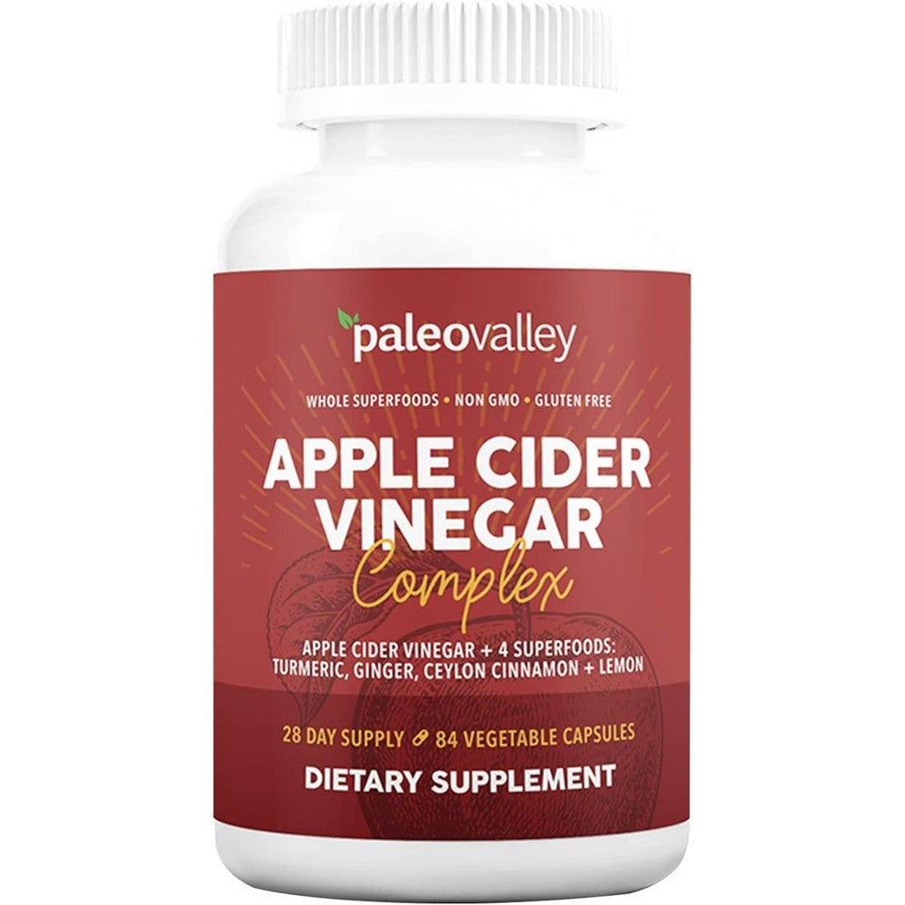 Paleovalley Apple Cider Vinegar Complex 84 Capsules front view