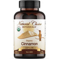 Natural Choice Botanicals organic Ceylon cinnamon 120 capsules bottle front view