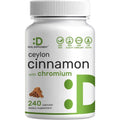 Deal Supplement Ceylon Cinnamon with Chromium front label packaging