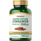 Piping Rock Ceylon Cinnamon 2500 mg front view bottle