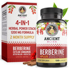 Ancient Bliss Berberine HCL 1200mg bottle front view