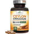 Nature's Choice Organic Ceylon Cinnamon 1800mg front bottle view