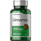 Horbäach Ceylon Cinnamon supplement bottle front view