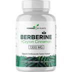 Powered X Plants Pure Berberine with Ceylon Cinnamon bottle front view