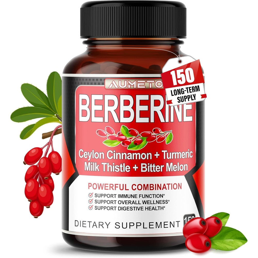 Ultra Herbs Berberine supplement bottle front view