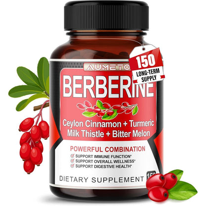 Ultra Herbs Berberine supplement bottle front view