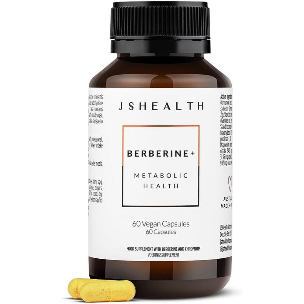 JSHealth Berberine+ High Bioavailability Formula bottle front view