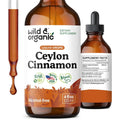 Wild and Organic Ceylon Cinnamon Tincture front view