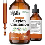 Wild and Organic Ceylon Cinnamon Tincture front view