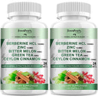 Greenpeople Berberine 1500mg with Ceylon Cinnamon bottle front view