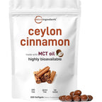 Micro Ingredients Ceylon Cinnamon 300 Softgels front view packaging