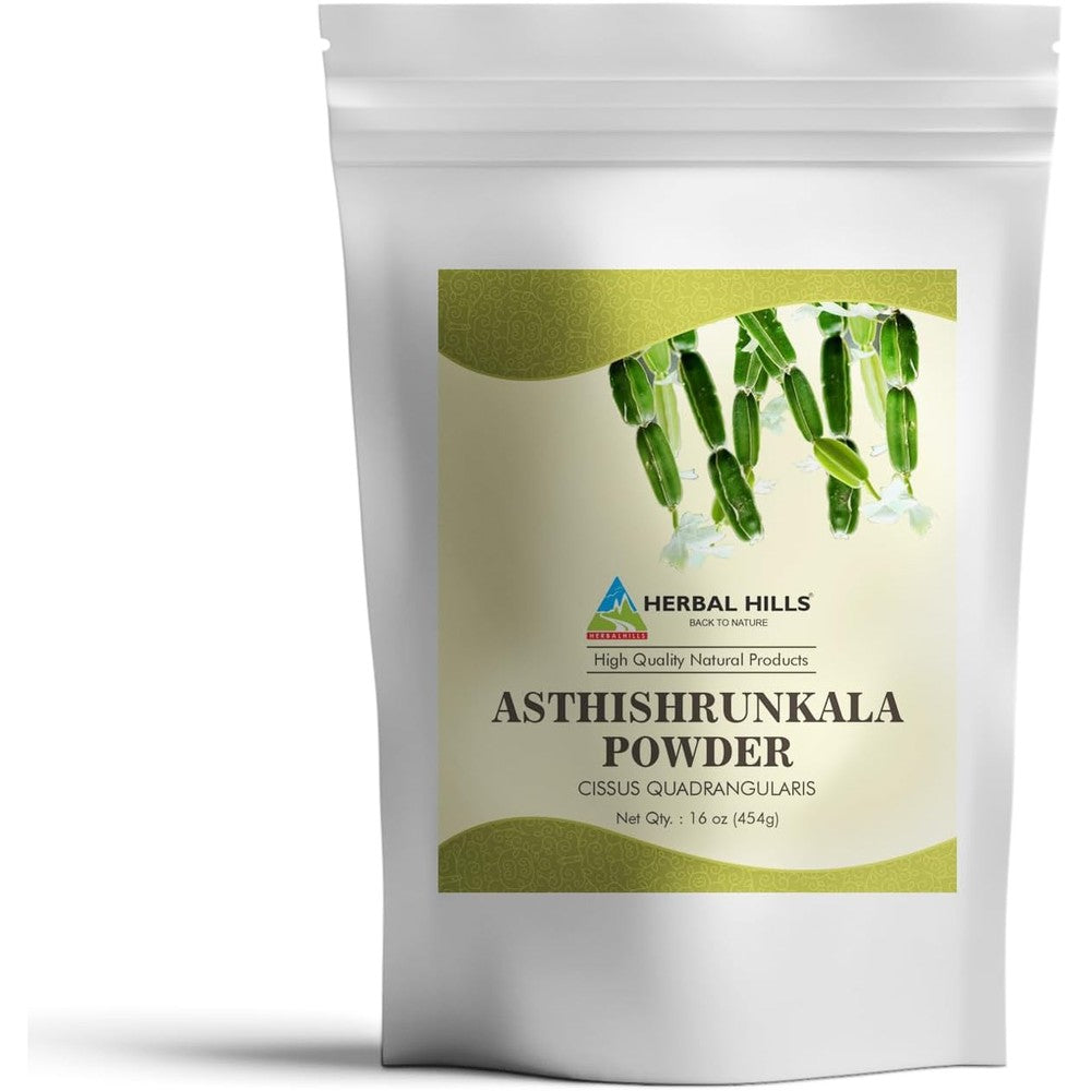 Herbal Hills Asthishrunkala Powder front packaging view for bone health support.